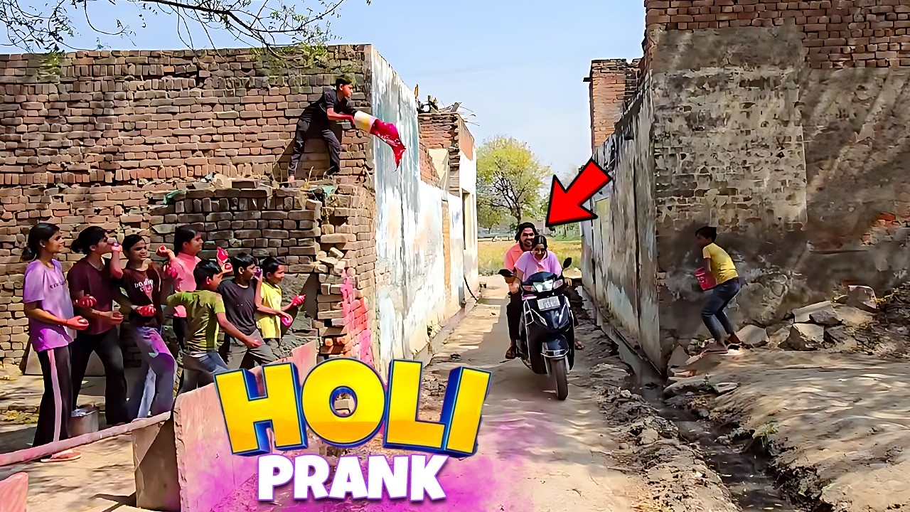 Holi prank on my siblings 💀| PYARE POINT