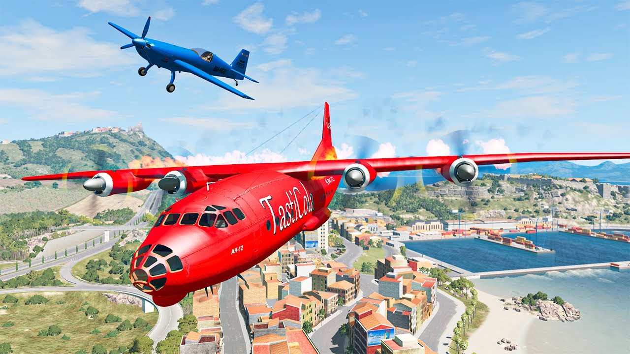 Airplane Crashes #17 - BeamNG DRIVE | SmashChan