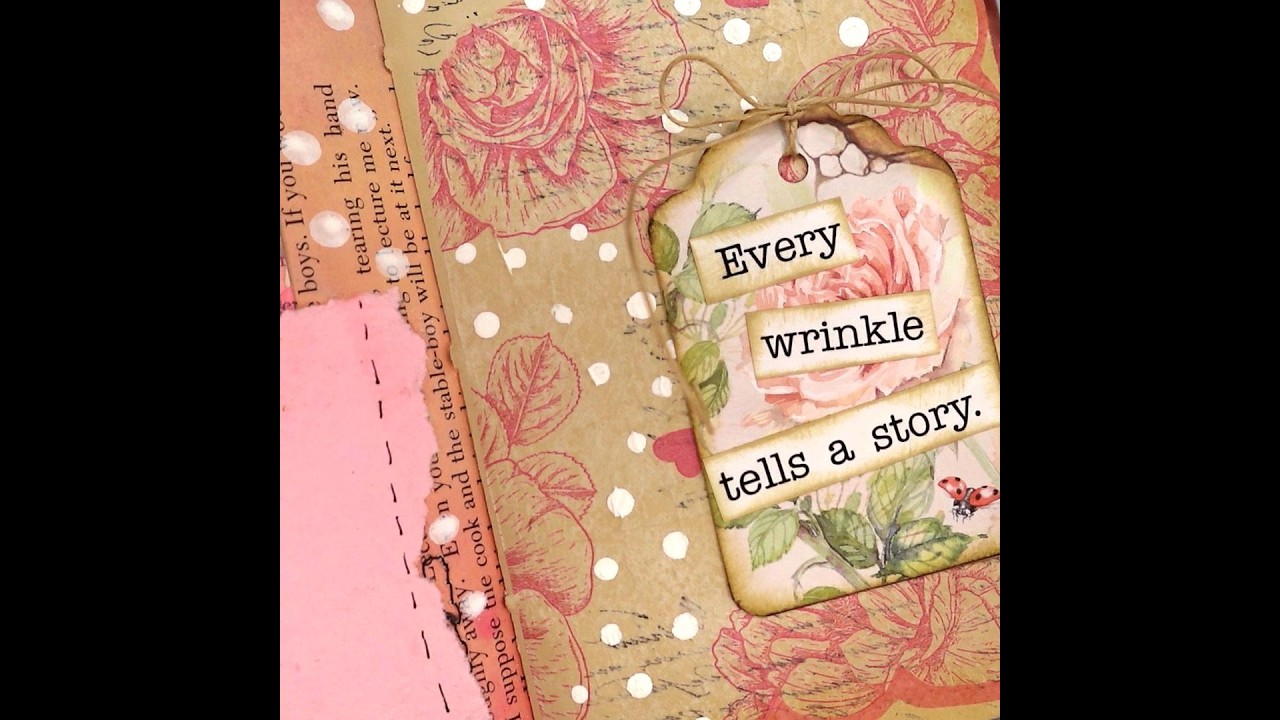 Paper Napkin Collage Art Journal