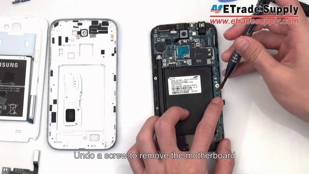 Samsung Galaxy Note 2 disassembly/take apart/tear down tutorials