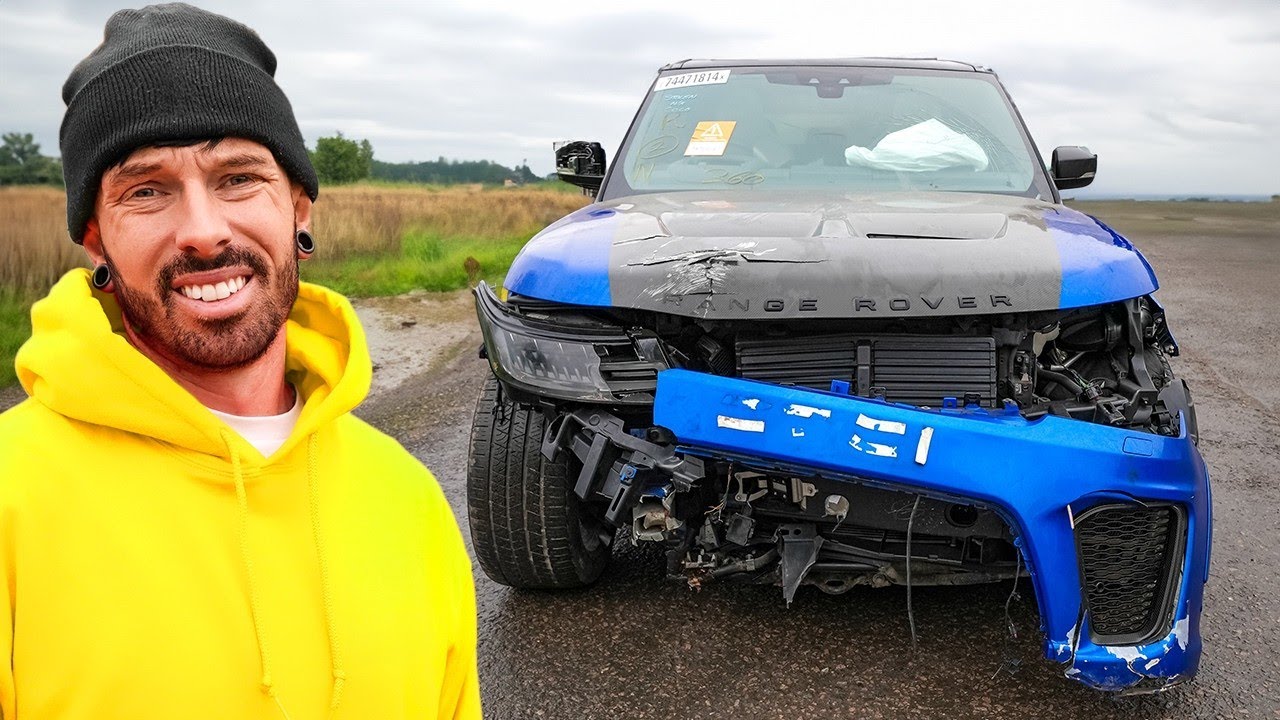 COMPRÉ UN RANGE ROVER SVR DESTRUIDO E INTENTÉ RECONSTRUIRLO EN 7 DÍAS