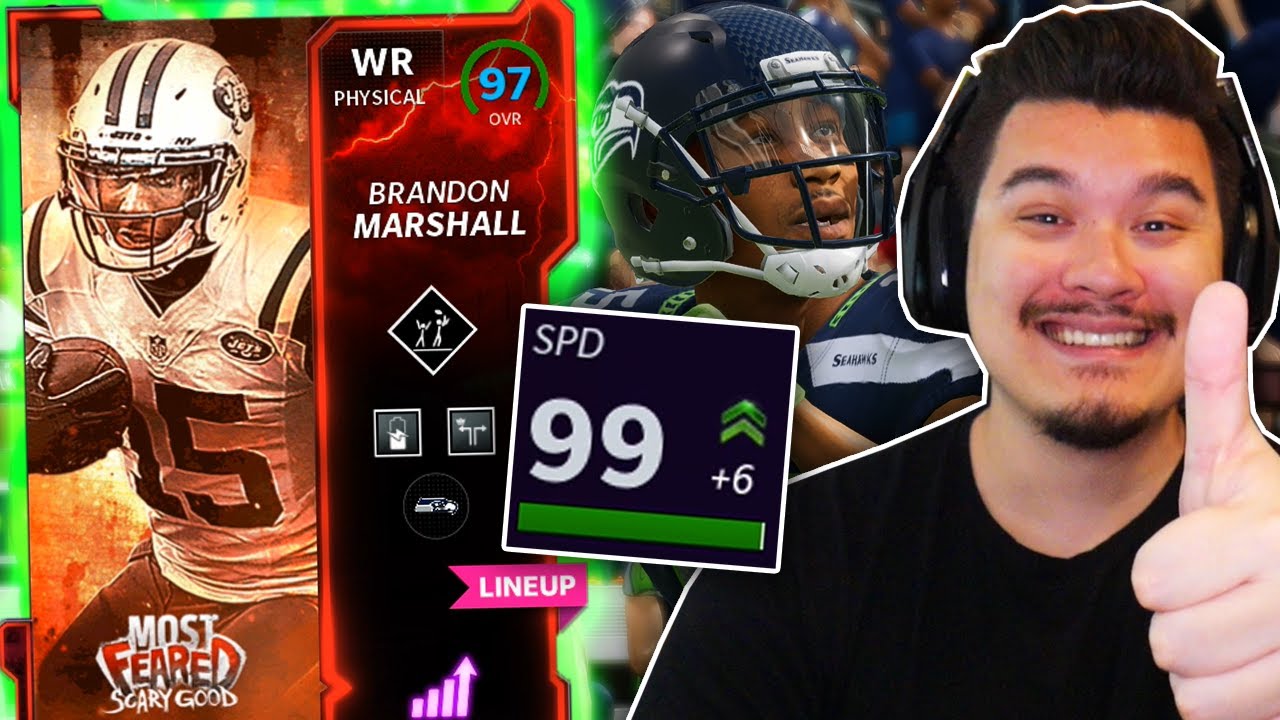 99 SPEED MOST FEARED BRANDON MARSHALL is easily the best WR in Madden 22