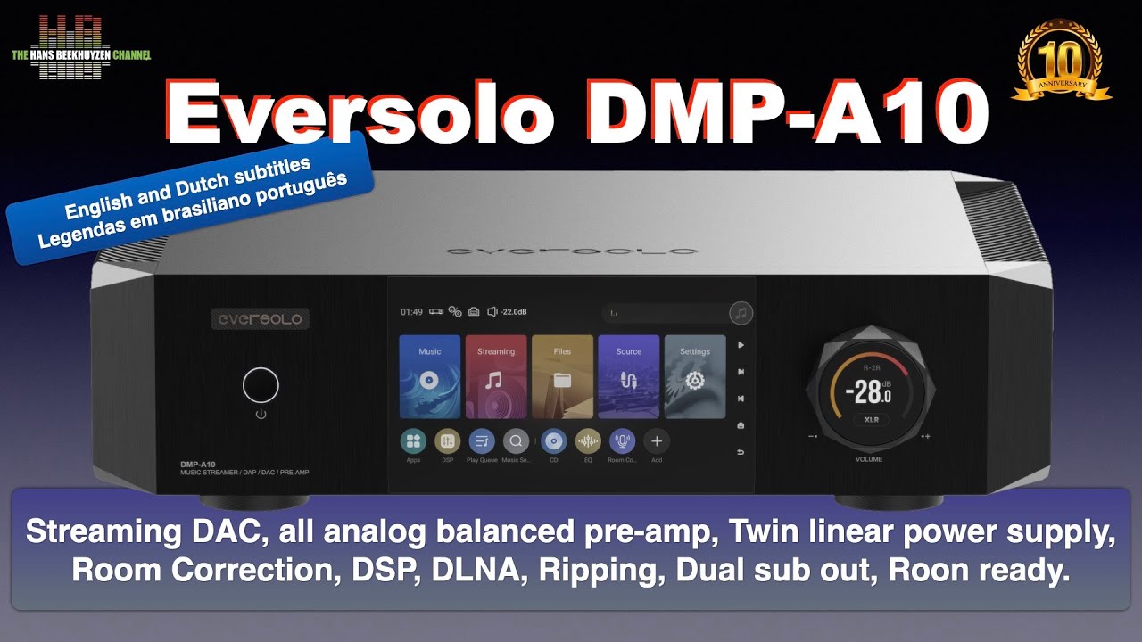 Потоковый ЦАП и предусилитель Eversolo DMP-A10