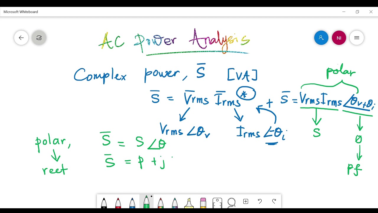 AC POWER ANALYSIS - SUMMARY