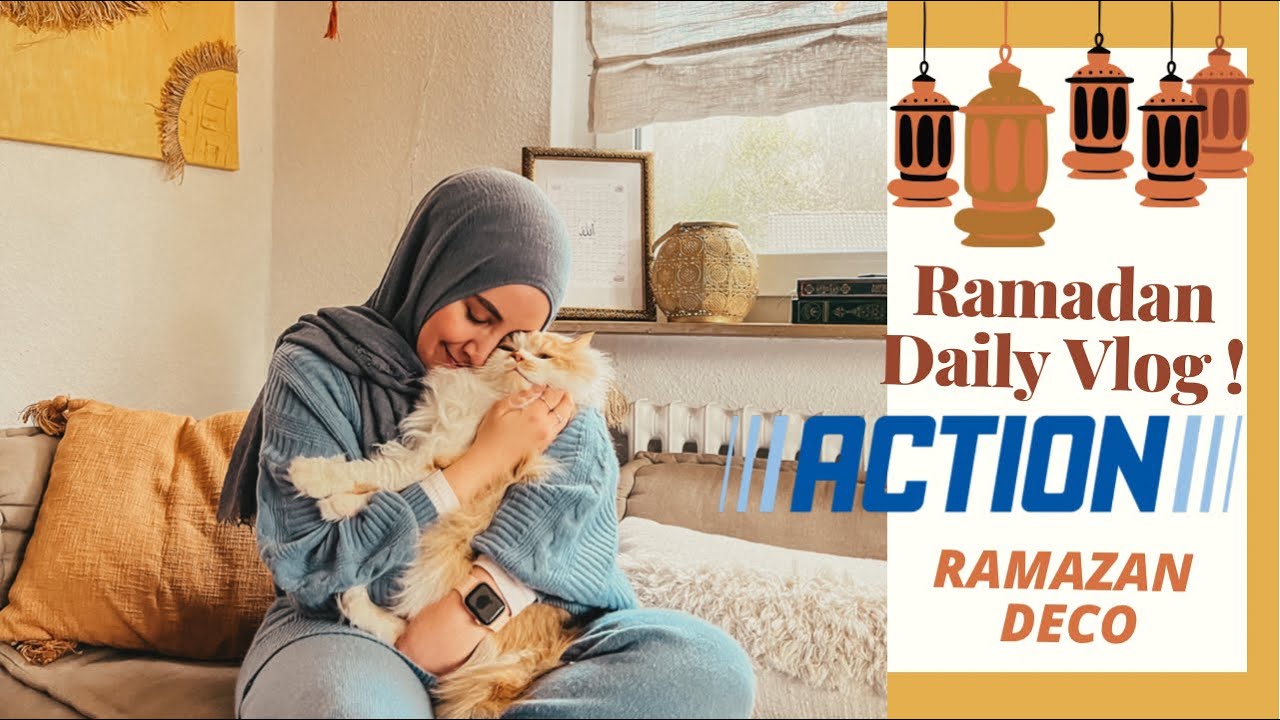 RAMADAN  Deko | Ramadan Daily Vlog #2 | mit Action Artikel bastel | Hijabflowers