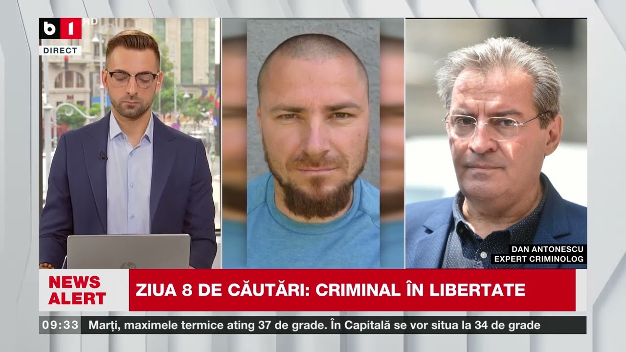 D. ANTONESCU, EXPERT CRIMINOLOG, DESPRE CRIMINALUL FUGAR DIN MUREȘ. RECOMPENSĂ URIAȘĂ_Știri B1TV