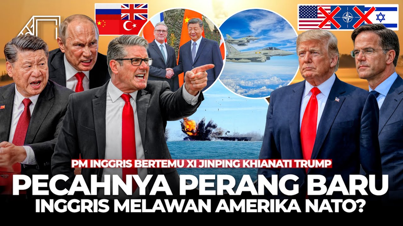 Inggris Turunkan Komando Perang Terjunkan Jet Tempur Lawan Trump NATO yang Arogan? Eropa Terpecah