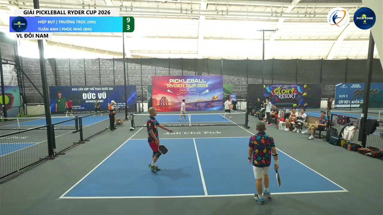 🎬 TRẬN 4 VÒNG LOẠI - ĐÔI NAM : HIỆP | TRƯỜNG -vs- ANH | PHÚC - Giải Pickleball Ryder Cup 2026