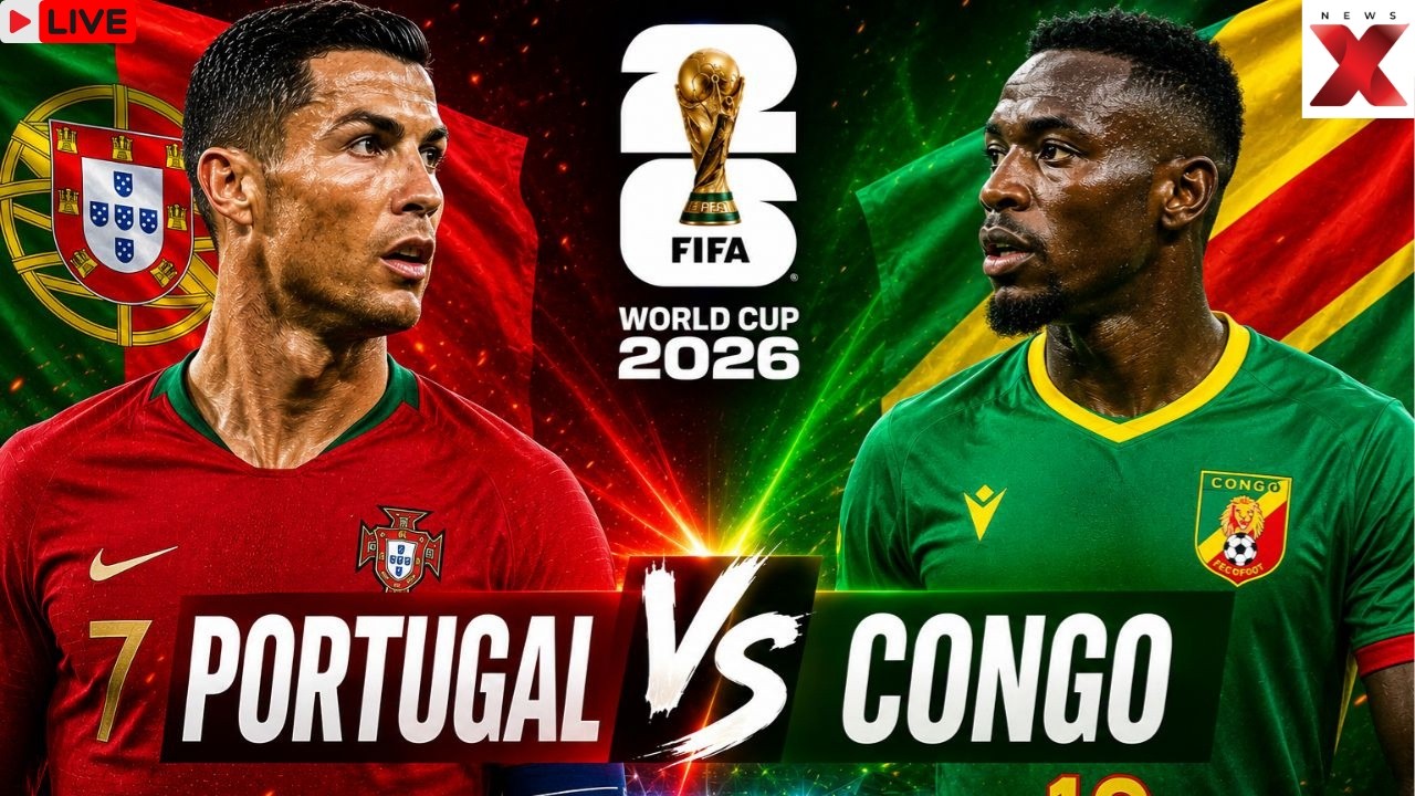 PORTUGAL VS DR CONGO LIVE | FIFA WORLD CUP 2026 LIVE | RONALDO IN ACTION | LIVE SCORES