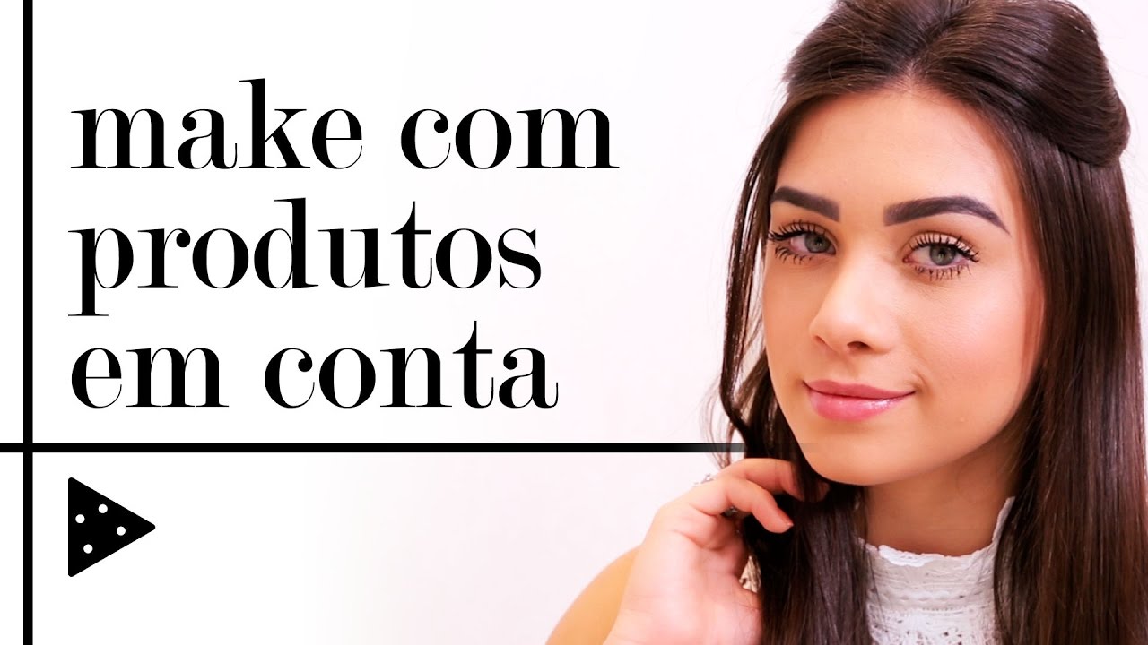 GET READY: FAZENDO MINHA MAKE COM PRODUTINHOS EM CONTA