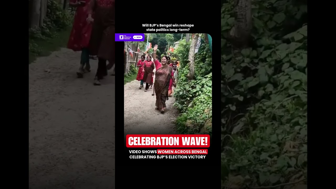 Video Shows Women Across Bengal Celebrating BJP&rsquo;s Election Victory