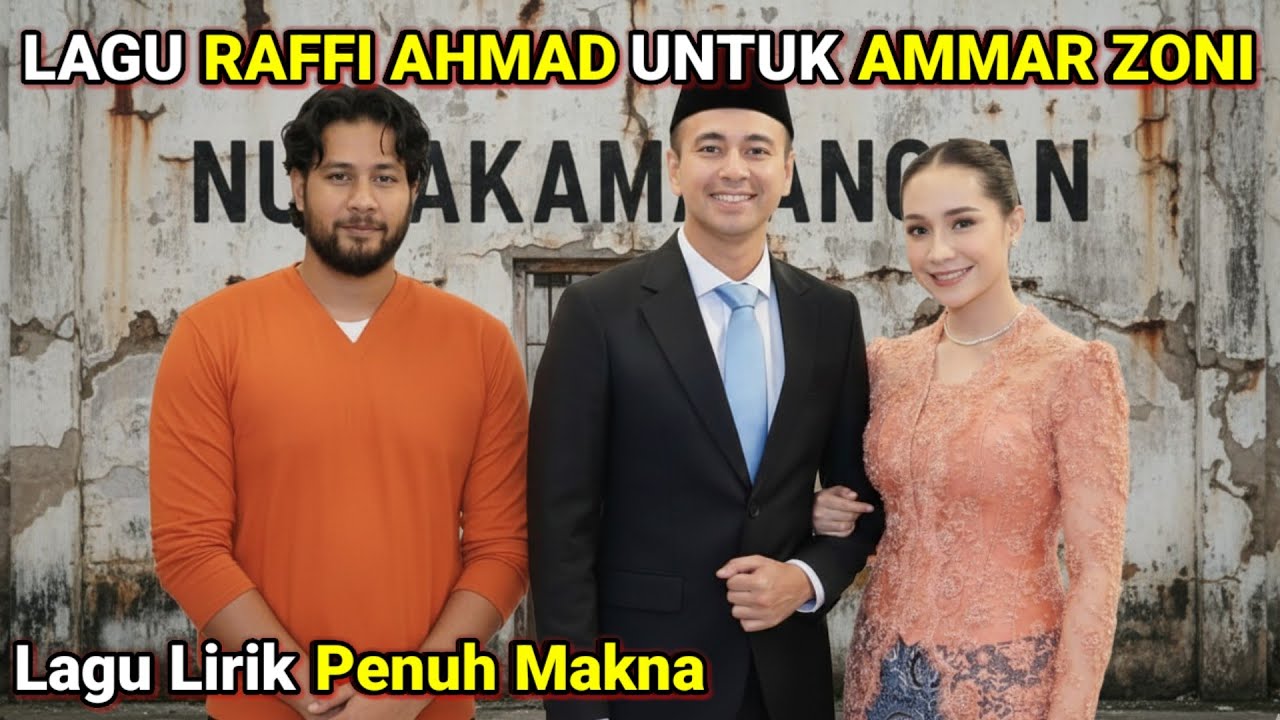 LAGU RAFFI AHMAD UNTUK AMMAR ZONI - TEMAN LAMA AKU SIAP MEMBANTUMU #amarzoni #raffiahmad 