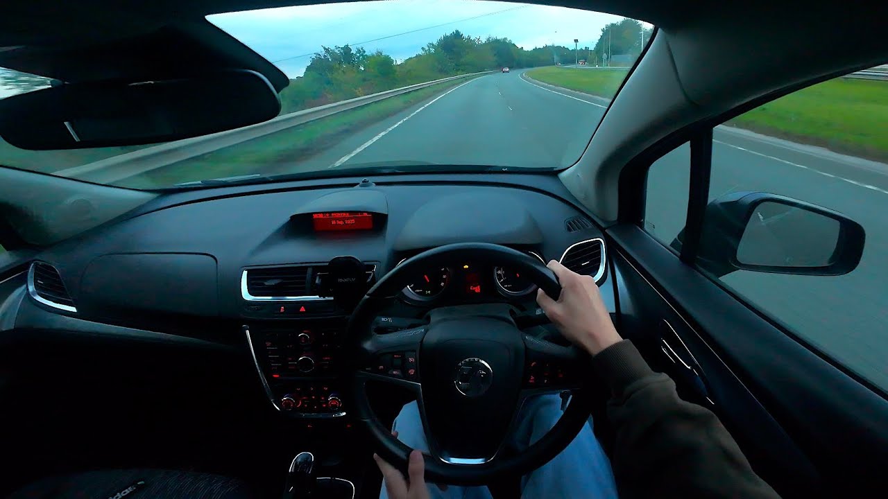 UK Evening POV Drive (4K) | Vauxhall Mokka | No Music, No Commentary