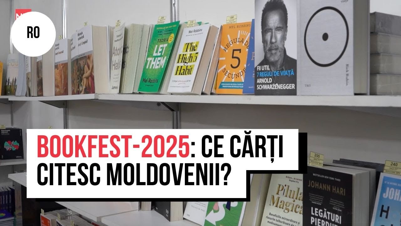 &bdquo;Cartea este cel mai bun antidot &icirc;mpotriva minciunii&rdquo;. BookFest-2025: ce cărți citesc moldovenii?