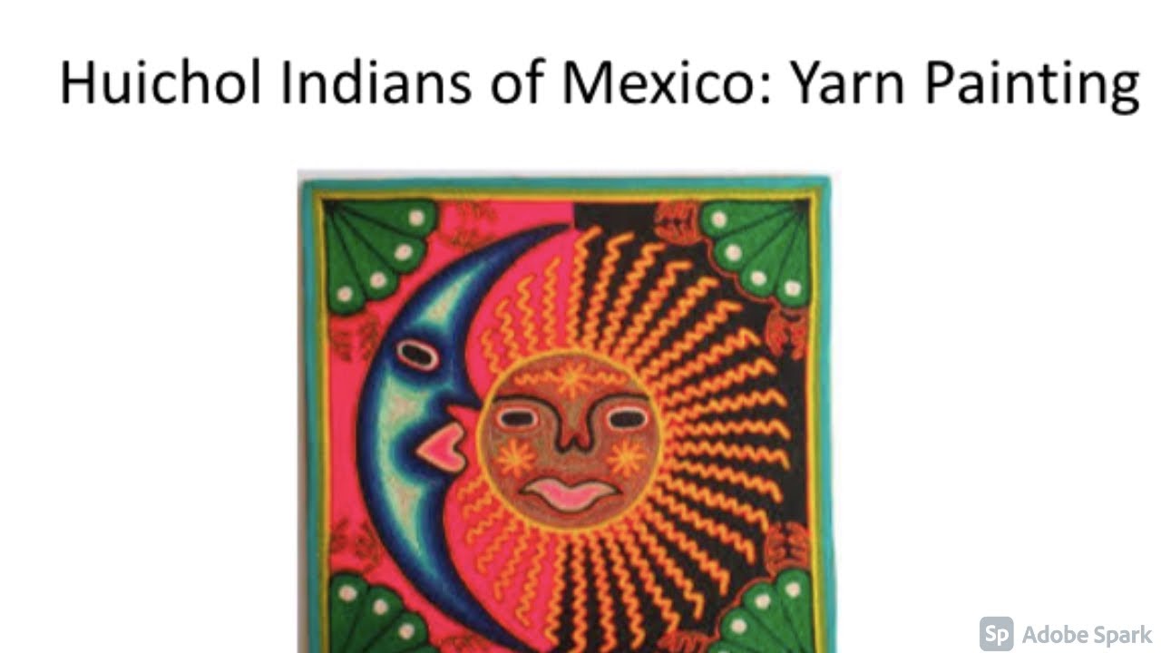Huichol Indians and Yarn Painting