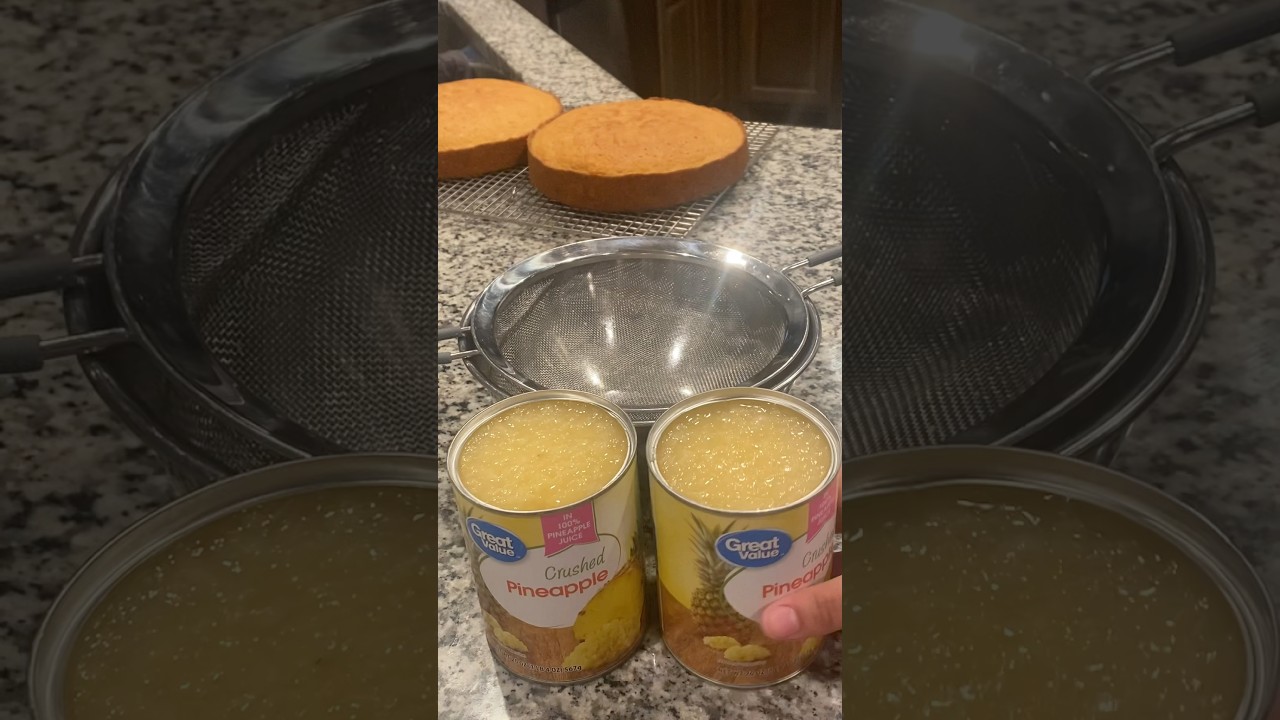 Pineapple Filling Recipe 🍍😋 #recipe #filling #cake