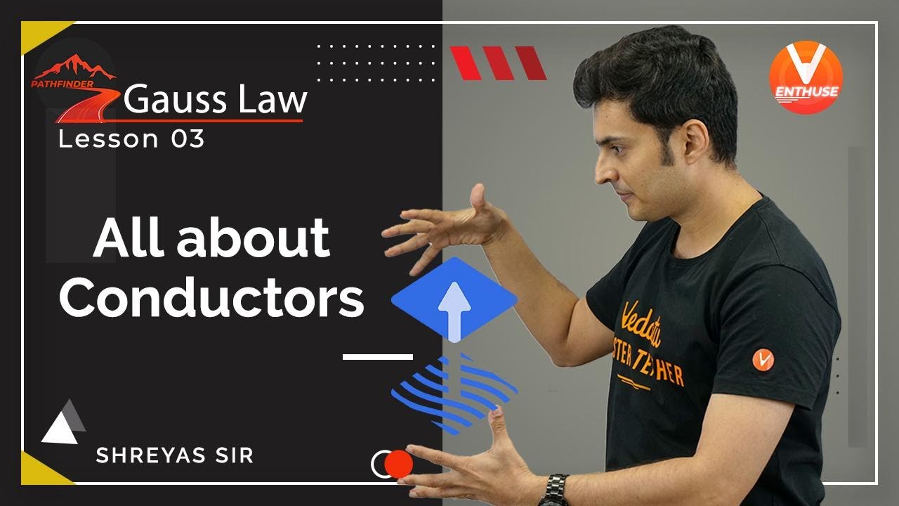 Gauss Law L3 | Important properties : Conductors | Class 12 Physics | JEE 2022 English | Path Finder