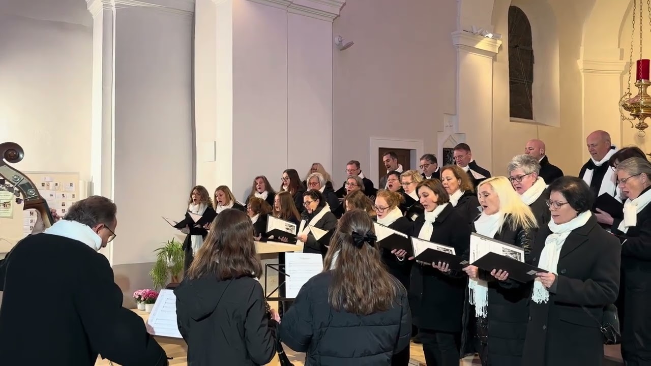 Weihnachtssingen 2024 - chor mauritius & Volksmusiktrio - Das Kind, es schläft
