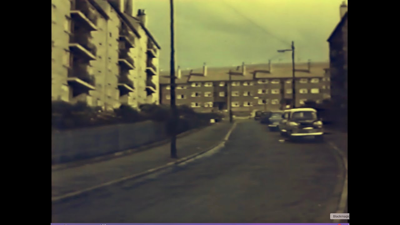 Старые 16-миллиметровые фильмы Глазго 1960 года