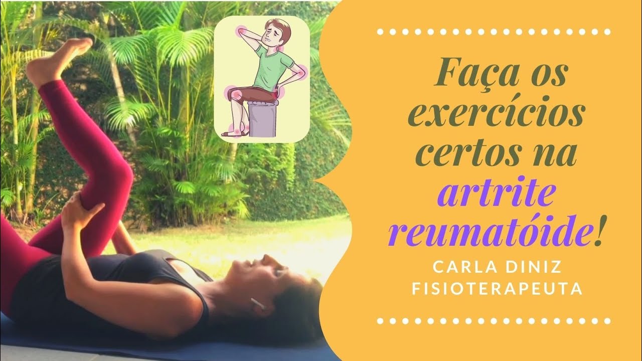 Faça os exercícios certos na artrite reumatóide.