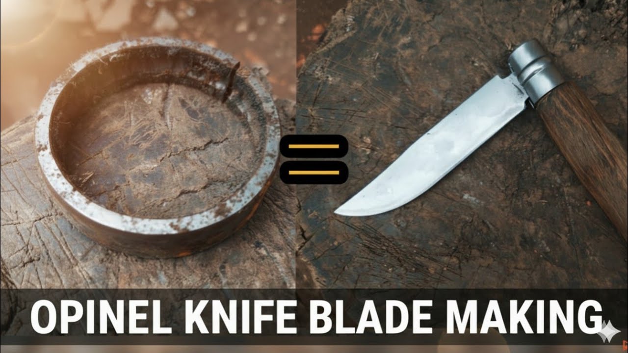 صناعة نصل سكين Opinel 