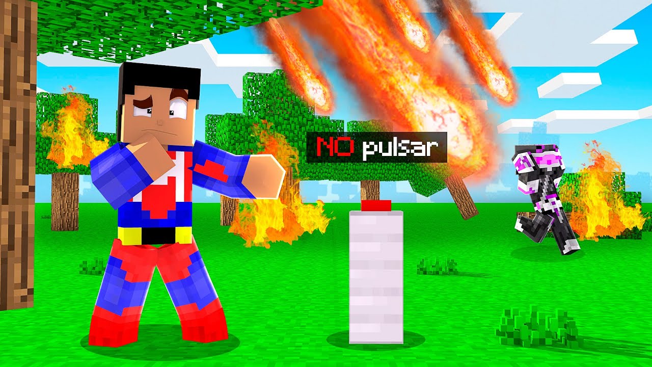 NO PULSES EL BOTÓN ROJO EN MINECRAFT TROLL 😱🚨
