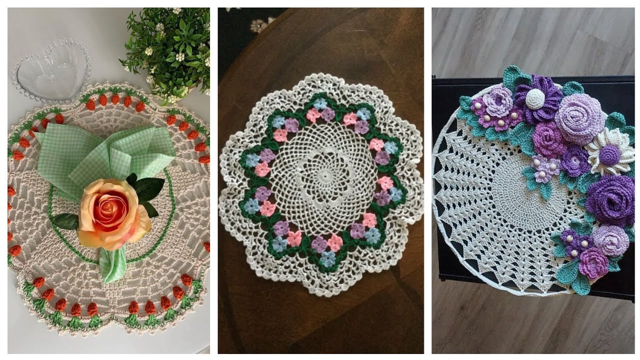 Incredibles Crochet Doily wreath Amazing styles #crochet #handmade #trending 