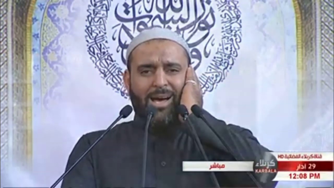 تلاوة وأذان الجمعة - الحاج أسامة الكربلائي - 21 رجب 1440هـ