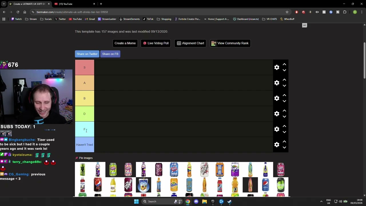 Ranking UK fizzy drinks & Peak with @suzooiey
