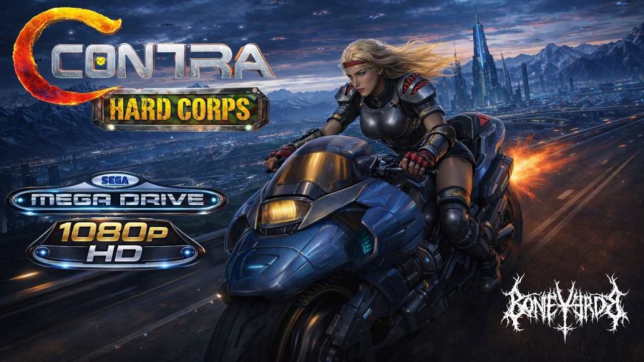 Contra: Hard Corps - SEGA Mega Drive [Full Playthrough]