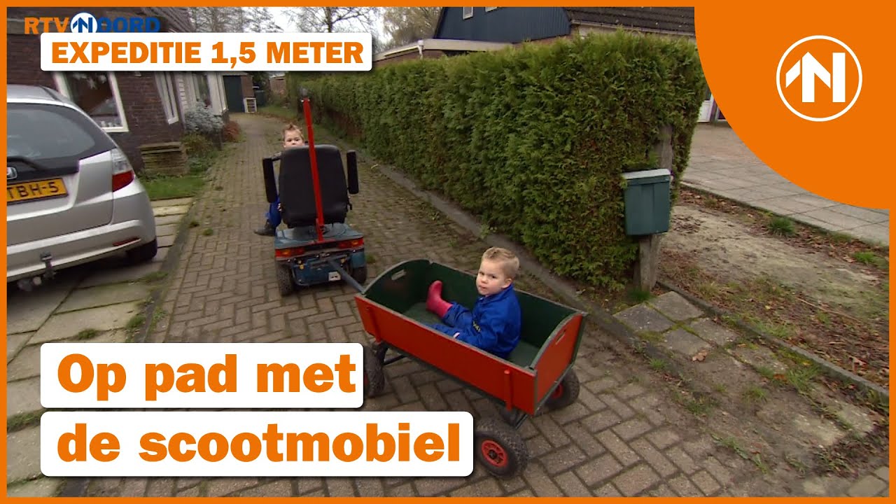 Jort & Stijn op pad met de scootmobiel | Expeditie 1,5 meter