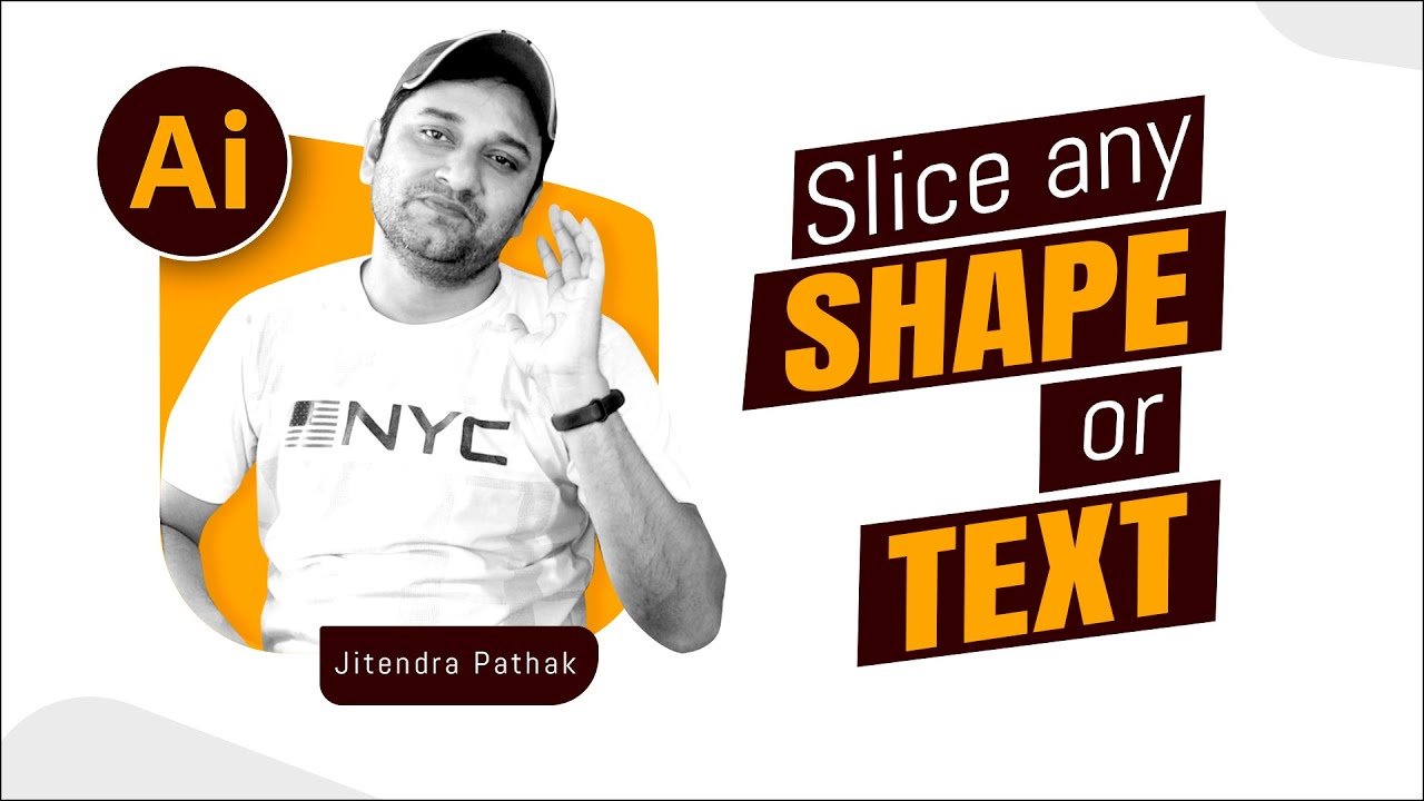 Illustrator Essential Advance Training Series | Class-1 in Hindi | How to Slice Any Shape or Text