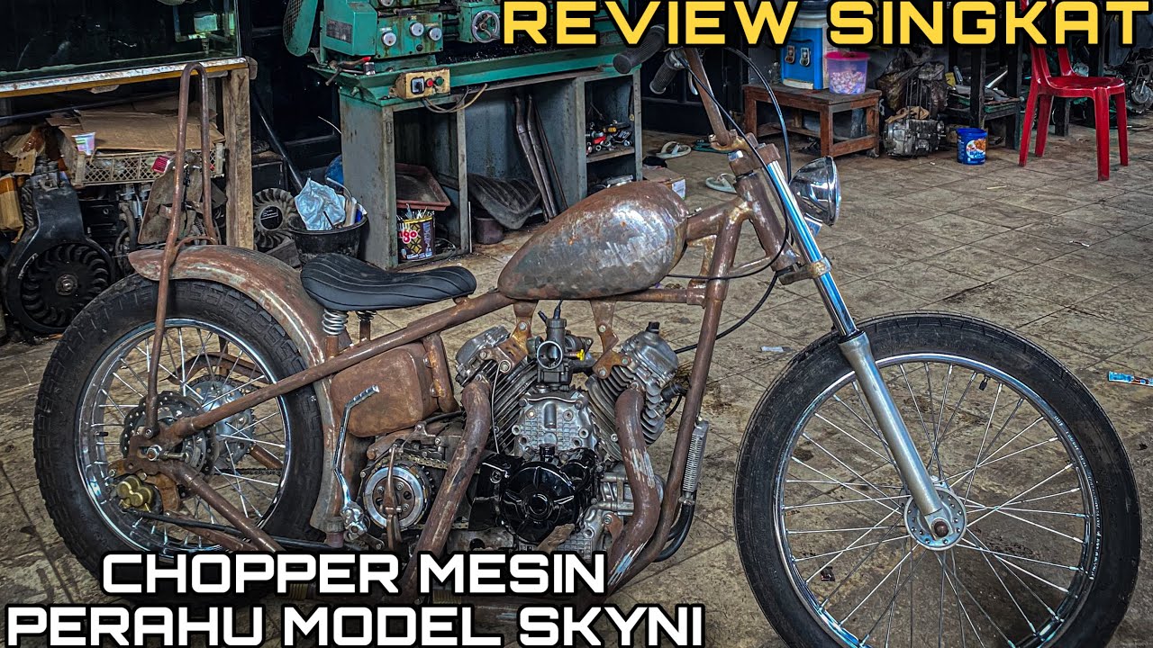 REVIEW ‼️ Chopper mesin perahu 700cc handmade samcustom ‼️Done