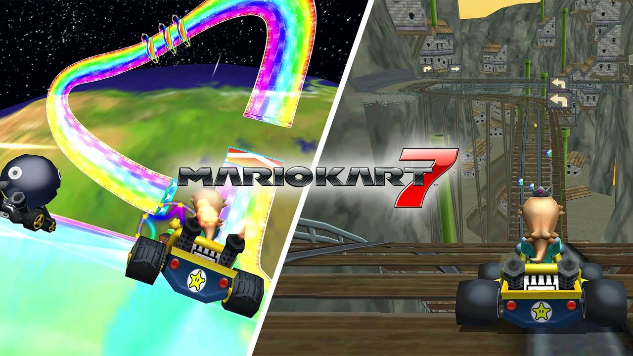 Custom MARIO KART WII Tracks in MARIO KART 7 | Custom Tracks | 4k60