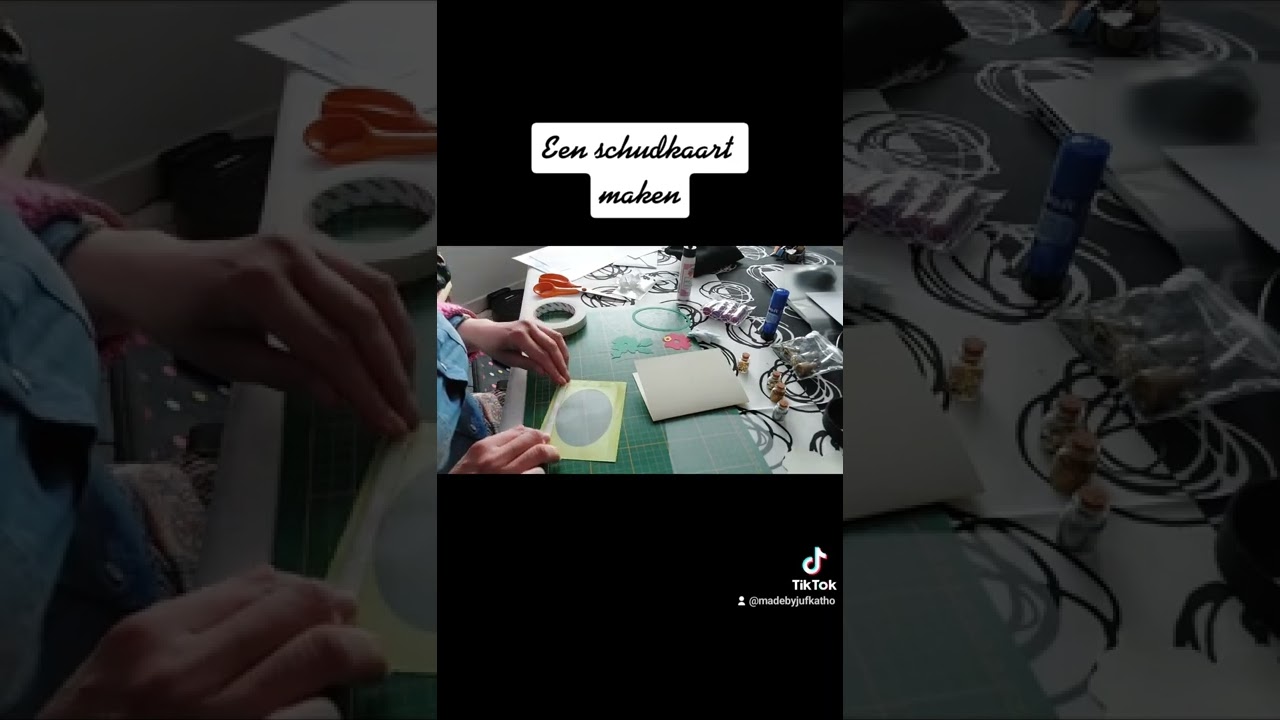 een schudkaart samenstellen