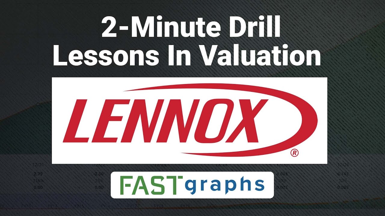 Lessons In Valuation:  2 Minute Drill &ndash; Lennox International Inc (LII) | FAST Graphs
