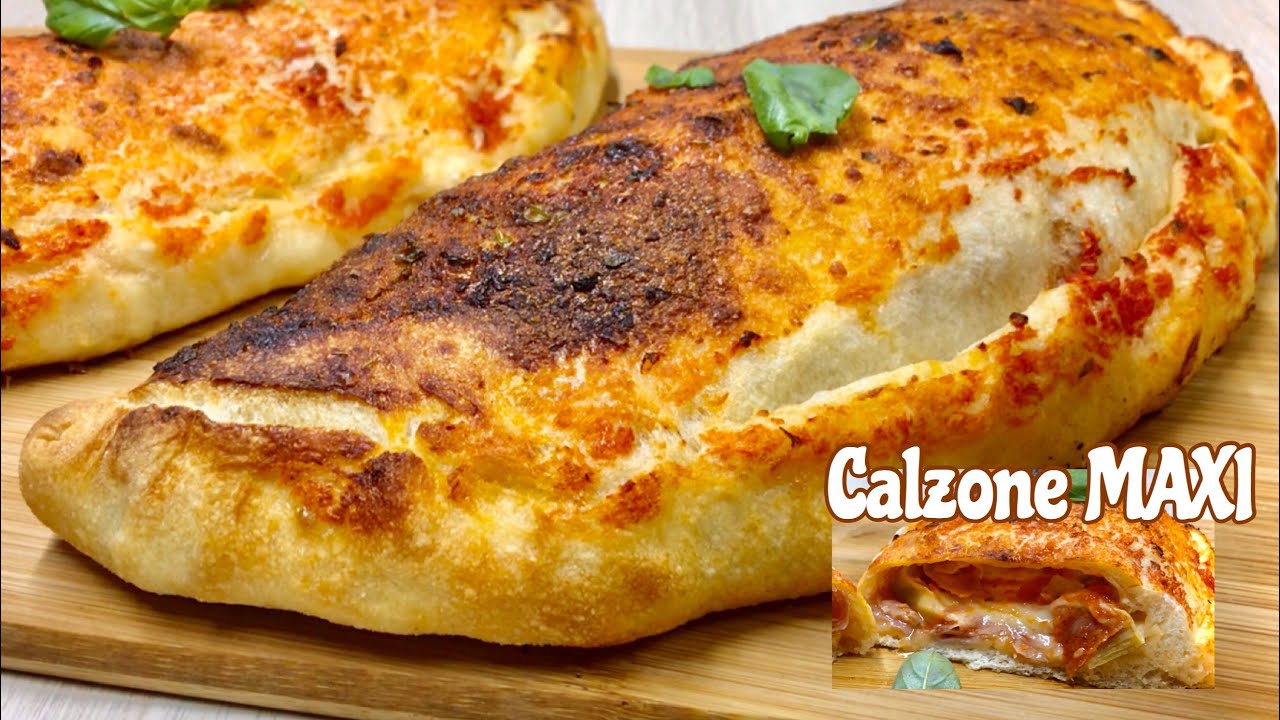 ЗАПЕЧЕННЫЙ КАЛЬЦОН МАКСИ 🍕 легкий рецепт