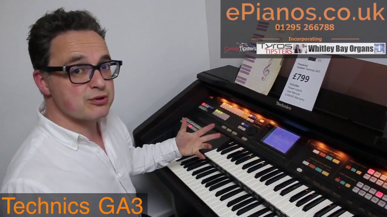 Technics GA3 organ demonstration