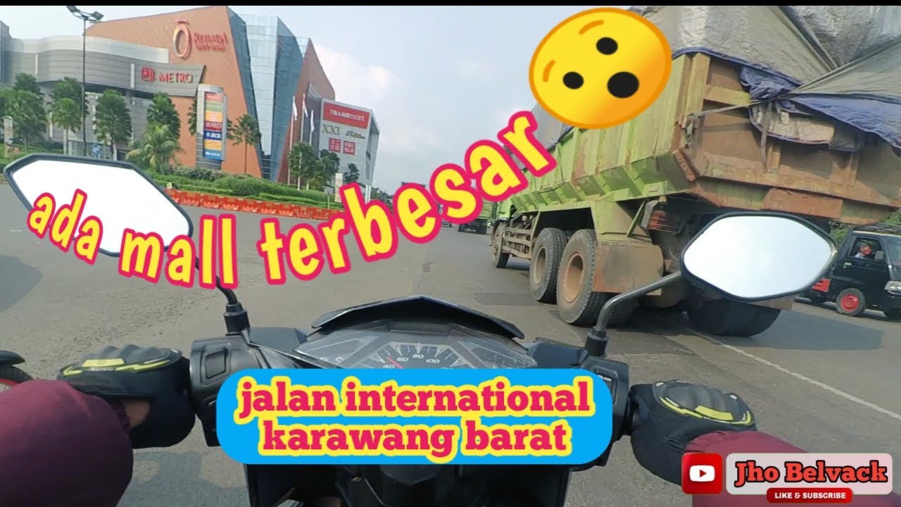Rute jalan Dari badami menuju arah tanjung pura‼️melewati resinda mall & fly over bypass karawang