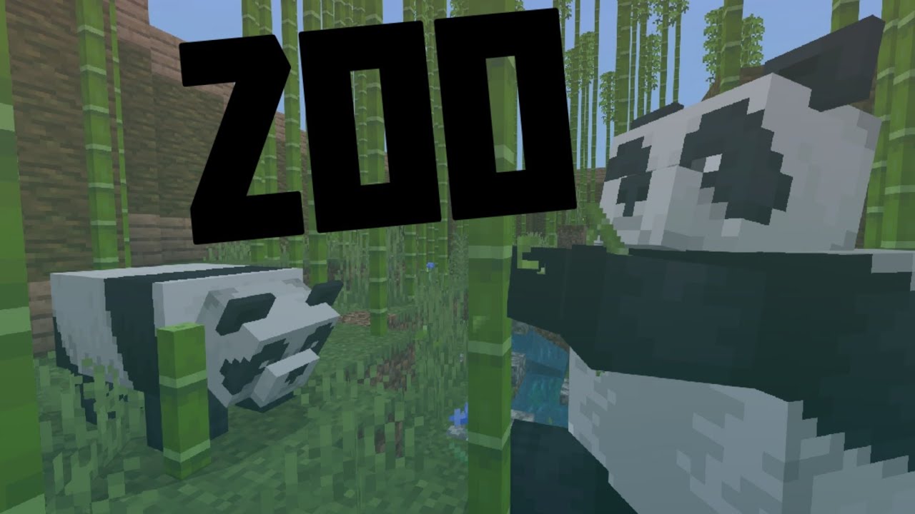 Minecraft Zoo tour