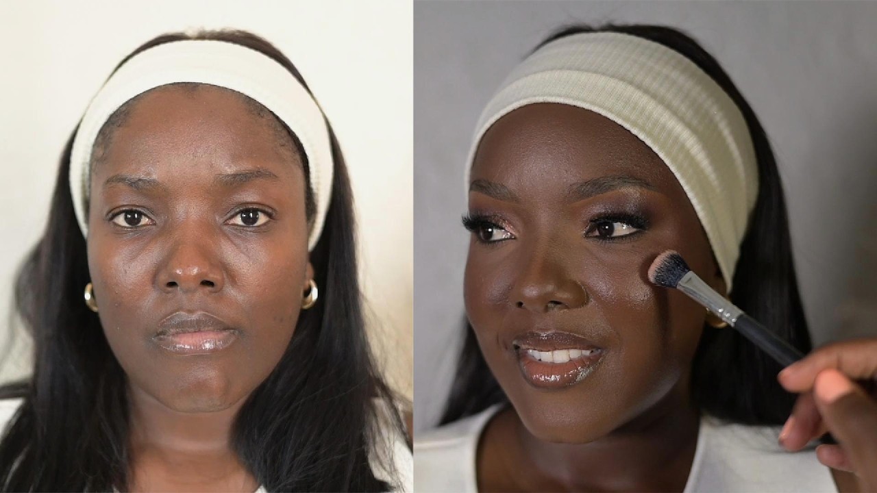 Step-by-Step Golden Hour Soft Glam Makeup Routine for Rich, Deep Skin Tones