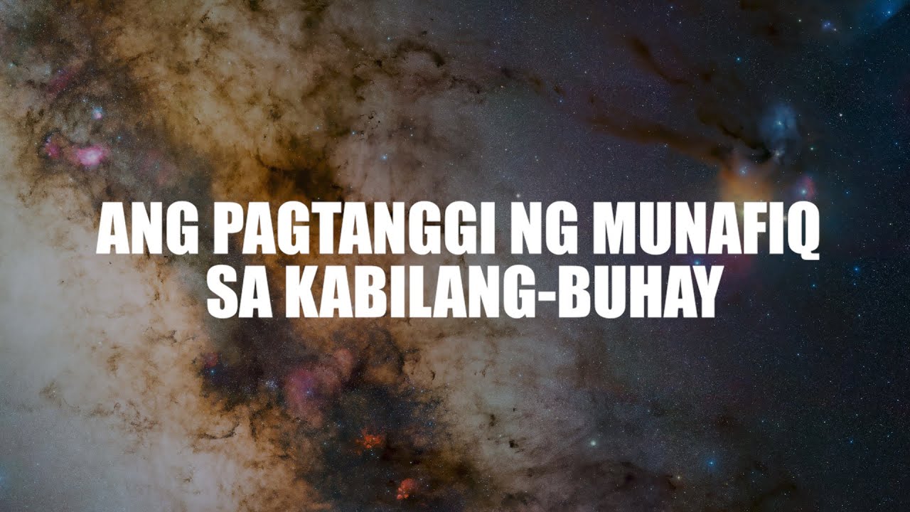 Ang Pagtanggi ng MunafiQ sa Kabilang buhay