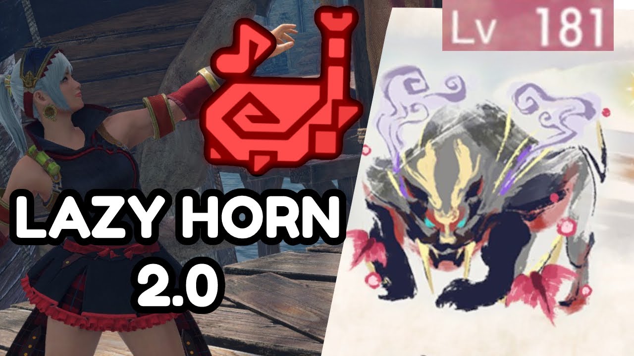 The Lazy Hunting Horn Set Is Back In Monster Hunter