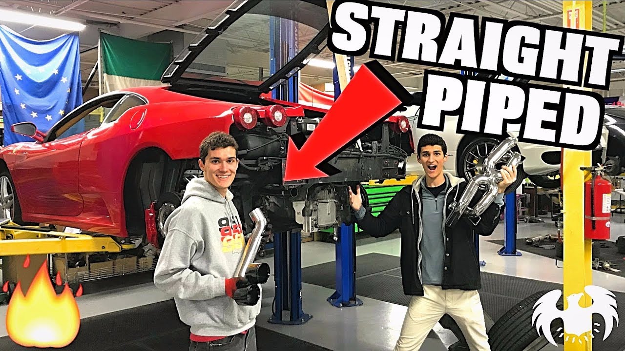Straight Piped F430 Reveal! LOUDEST Ferrari Ever!!