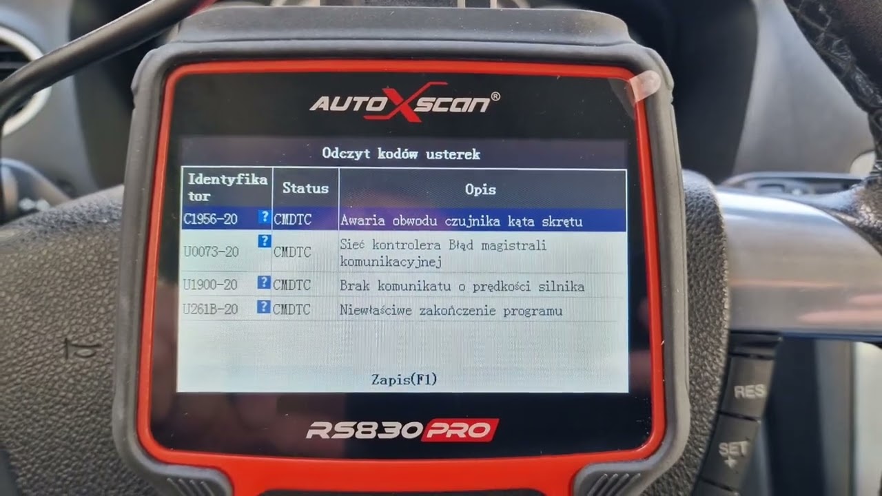 AutoXScan RS830Pro TEST - Ford Focus MKII FL Cabrio 2.0 TDCi