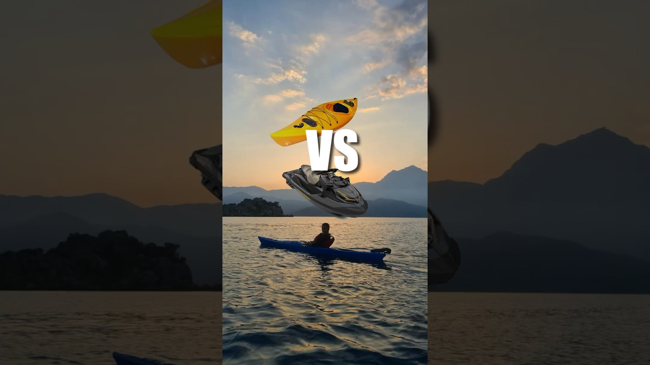 Каяк или гидрик? #jetski #seadoo #горы #altay #природа #jetskiing #путешествие #jetskilife #отдых