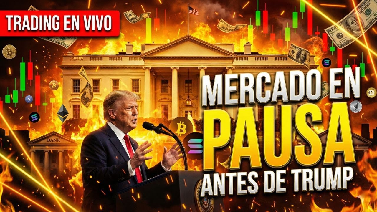 🚨Bitcoin Hoy: Trump vuelve al foco y el mercado se tensa 😰| Trading en Vivo