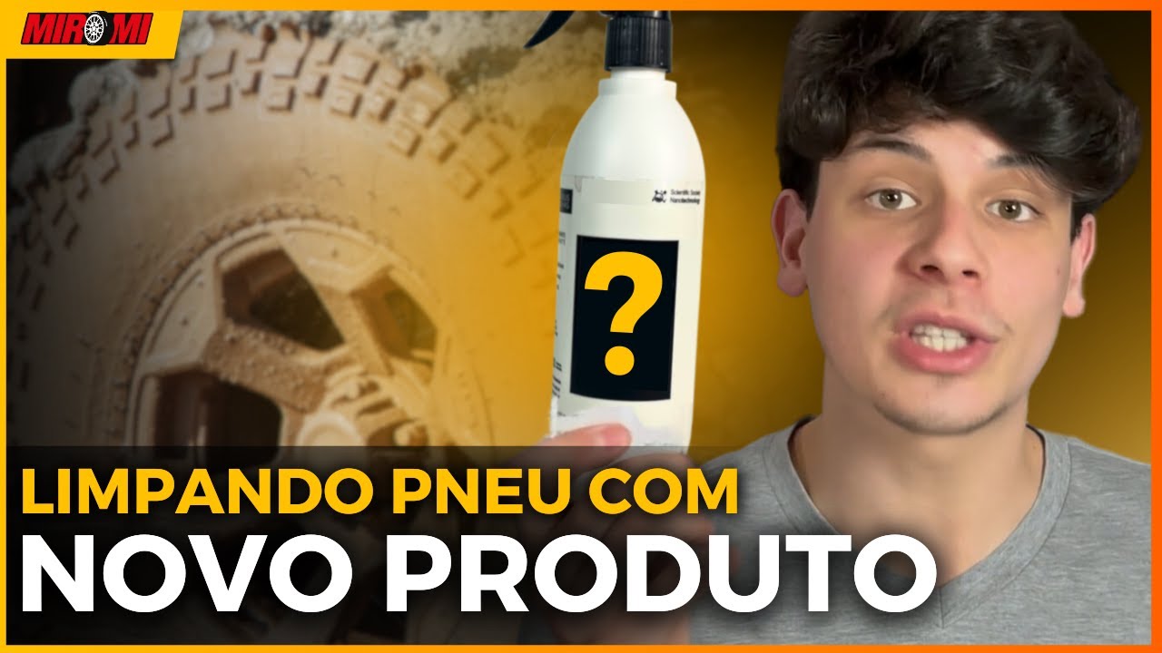 BOMBA!! NOVO LIMPADOR DE PNEUS NACIONAL! SERÁ QUE É BOM? Testamos na prática.