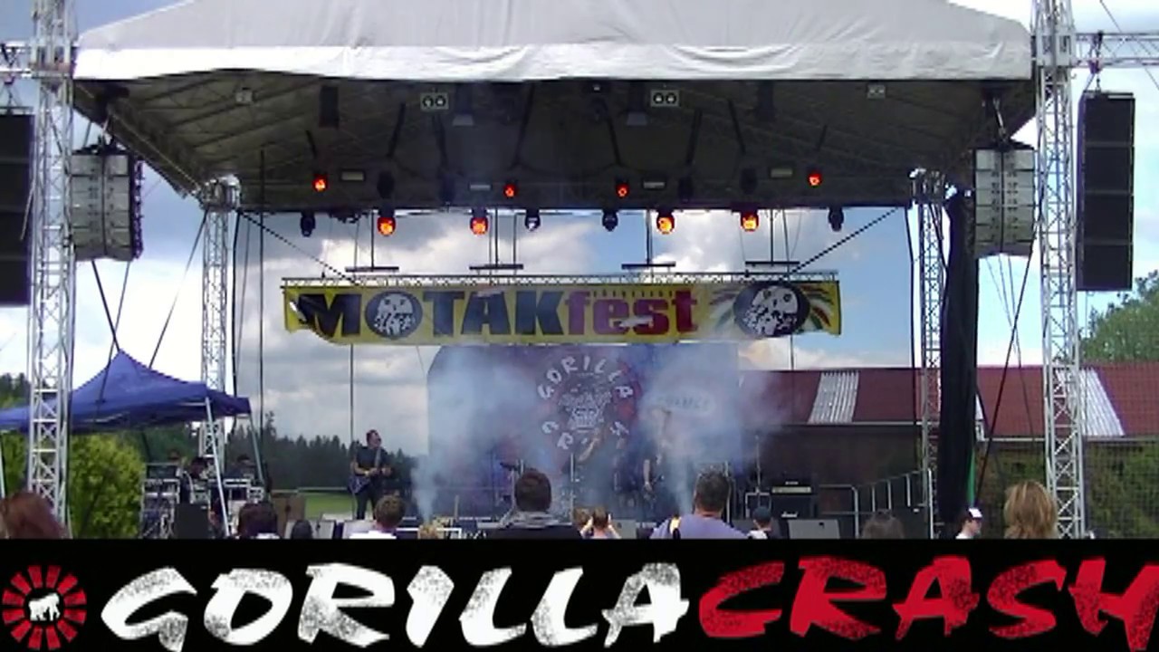 GORILLA CRASH (live) - Obři jsou probuzeni - 10.6.2017 - Moták Fest - Třebětice