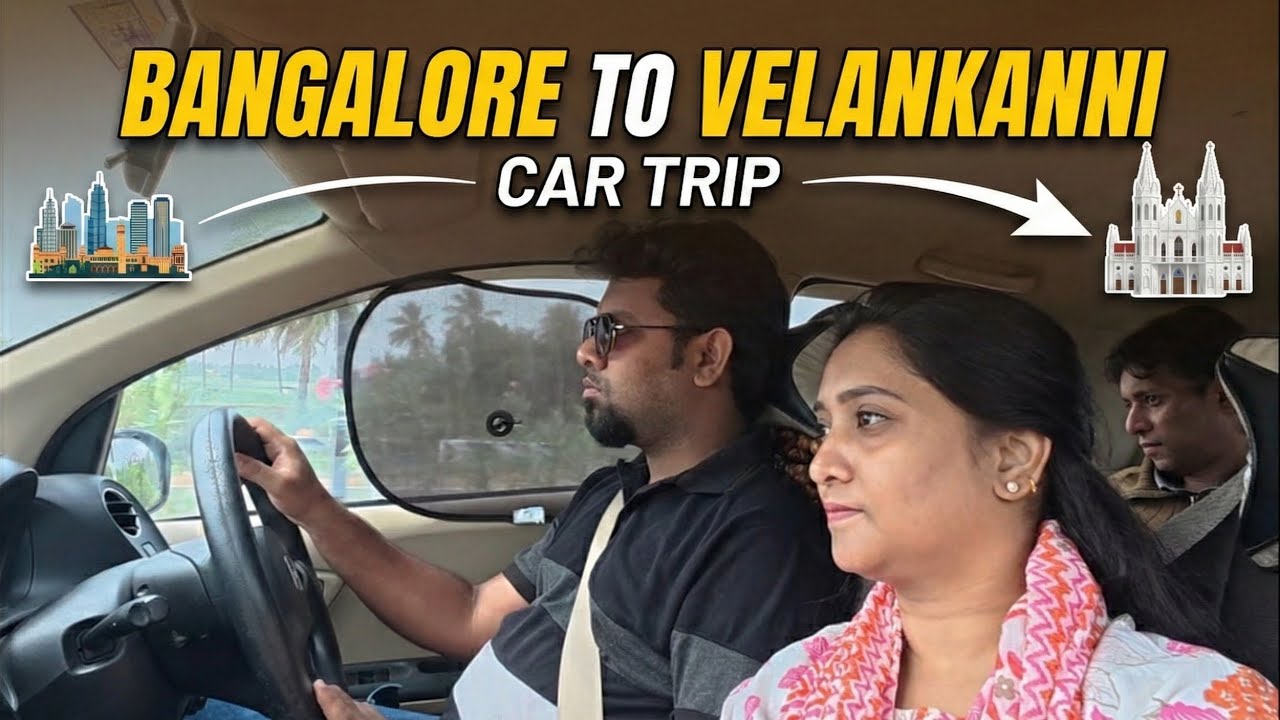 Bangalore → Velankanni Road Trip 🚗✨ | Breakfast Stop & Family Travel Vlog